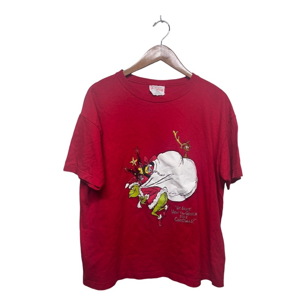 Vtg How The Grinch Stole Christmas Graphic T-Shirt M
